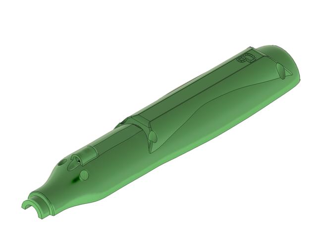 NEWACALOX grinder 201 Mod for 21700 battery  3D model thumbnail