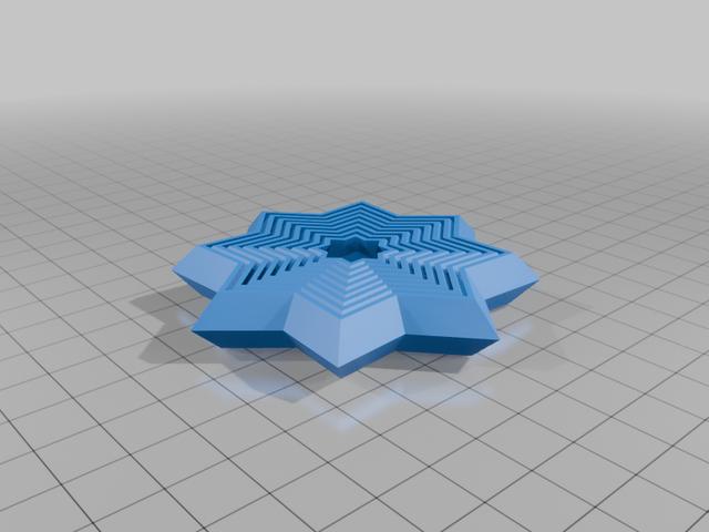 Star Fidget 3D model thumbnail
