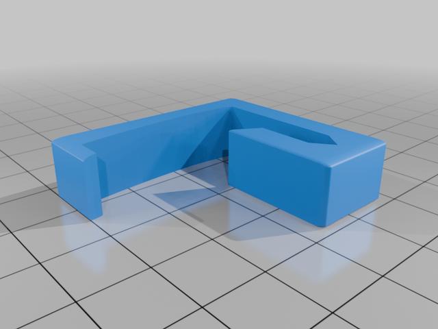Sterilite 116Qt/110L Storage Tote Security Clip 3D model thumbnail