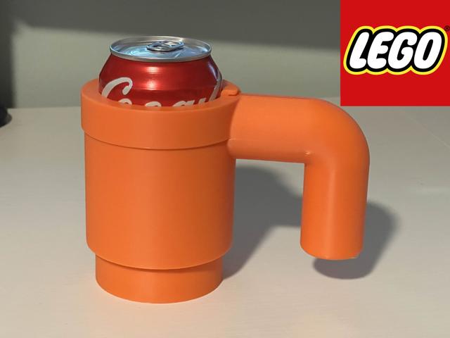 LEGO Cup Drink Holder (double-wall insulated) 3D model thumbnail
