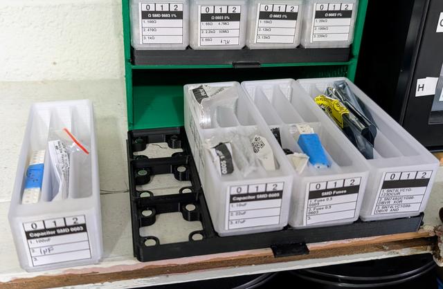 SMT component bulk storage cabinet 3D model thumbnail