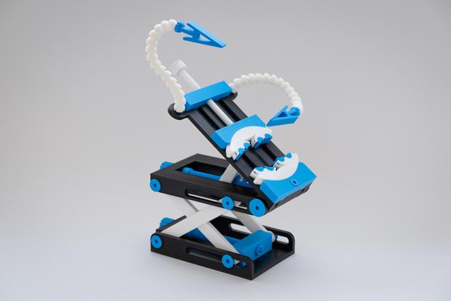 Tilt-lift table with fractal vice (100% 3D printed no extra parts required.) 3D model thumbnail