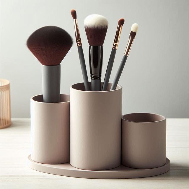 MakeUp Organizer, MakeUp Brush Holder 3D model thumbnail