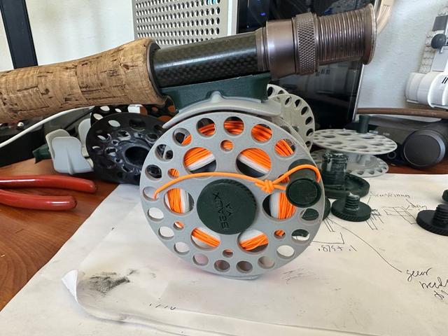 4wt fly fishing reel (fully 3d printable) - Beaux YA V1 3D model thumbnail
