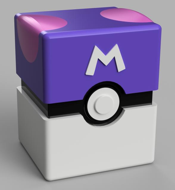 Master Ball - Pokemon Card Deck Case TCG 3D model thumbnail