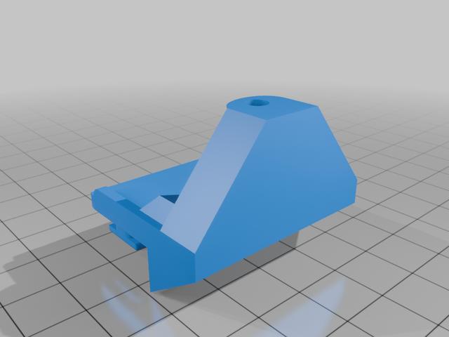 V-slot Ender-3 filament guide 3D model thumbnail