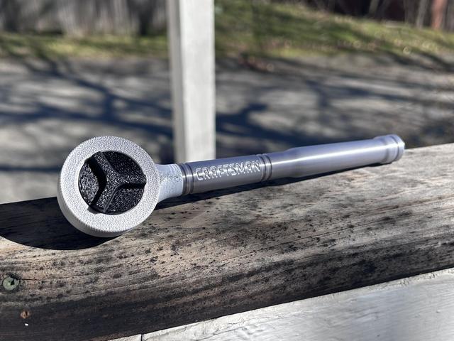 1/2" Craftsman Round Head Ratchet Wrench 3D model thumbnail