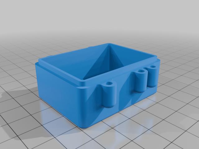 Traxxas receiver box and mount for Mini Maxx 3D model thumbnail