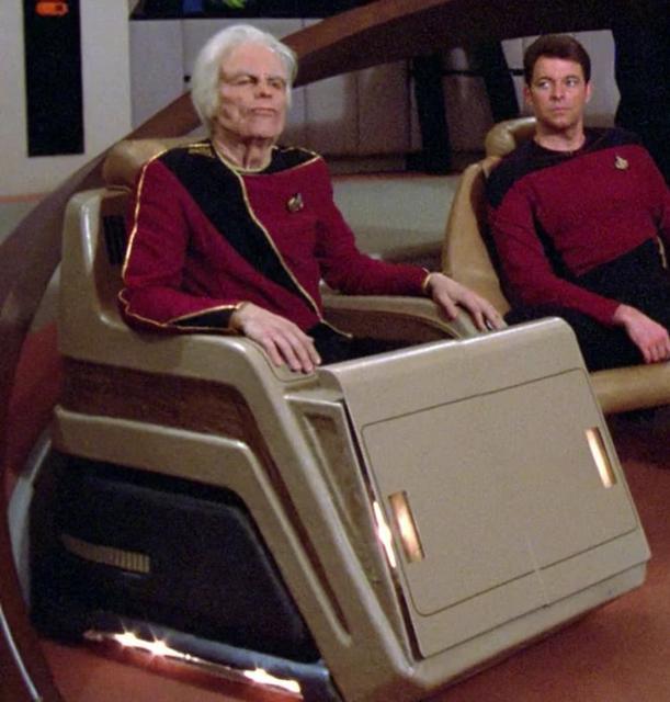 24th century hoverchair- Star Trek 3D model thumbnail