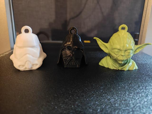 Star Wars Figures (without keychain) 3D model thumbnail