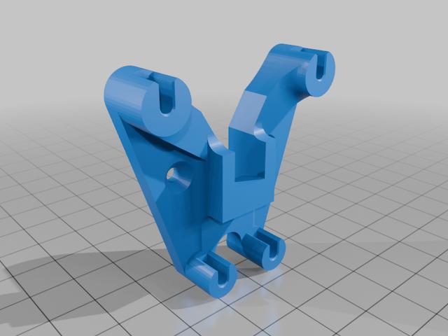 Biqu HermitCrab Can Halter / Mount 3D model thumbnail