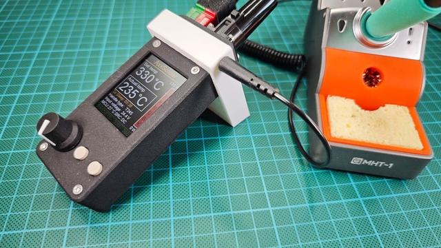 AxxSolder Portable Banana Stand - A holder for AxxSolder Portable  3D model thumbnail