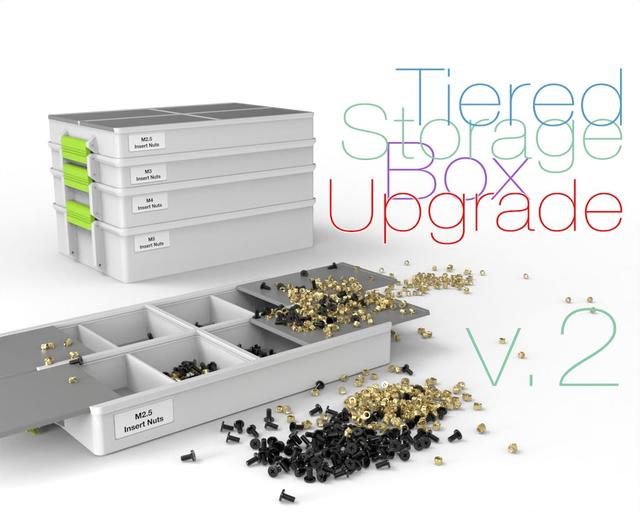 Tiered Storage Box Upgrade 3D model thumbnail