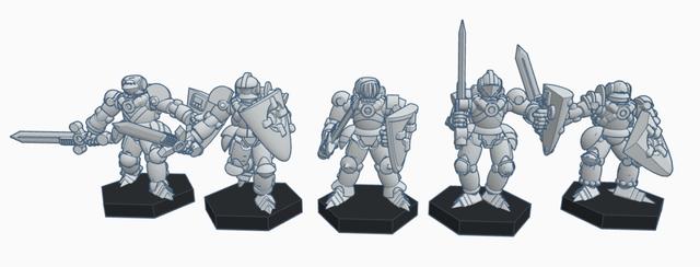 Men at Arms 3D model thumbnail