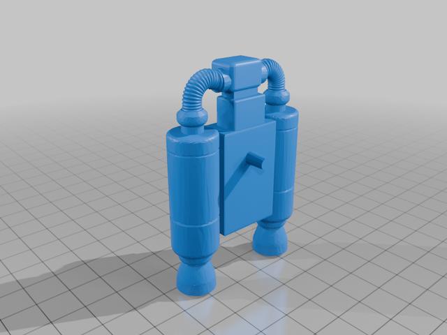 GI Joe Classified JUMP mini 3D model thumbnail