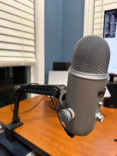 Blue Yeti Mic Holder 3D model thumbnail