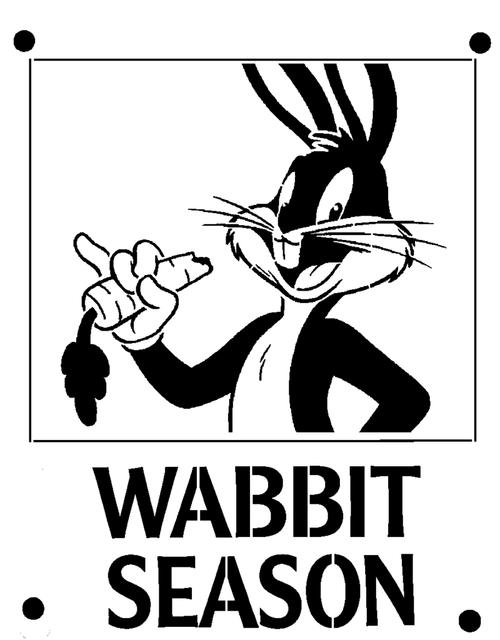 Bugs Bunny stencil 10 3D model thumbnail