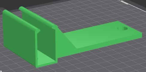 Ender 3 V3 SE/KE pulley clip mount 3D model thumbnail
