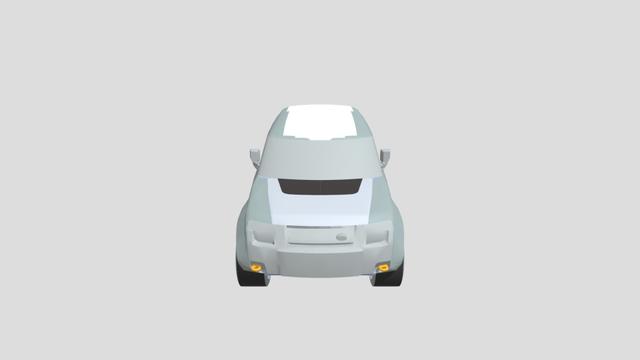 Land Rover DC100 Concept lowpoly for 3D-printing 3D model thumbnail