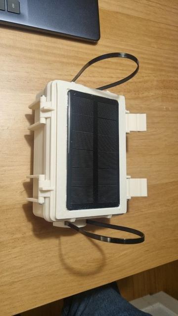 MESHTASTIC / MESHCORE WATERPROOF SOLAR BOX 3D model thumbnail