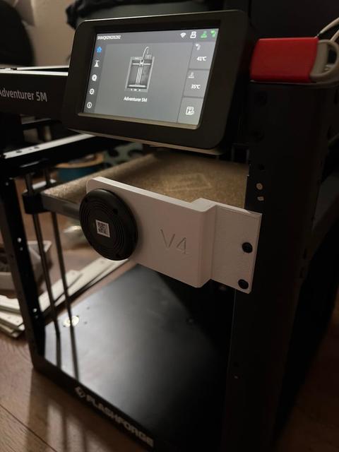 Yi home camera mount for Flashforge Adventurer 5M  3D model thumbnail