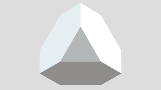 Truncated Tetrahedron 3D model thumbnail