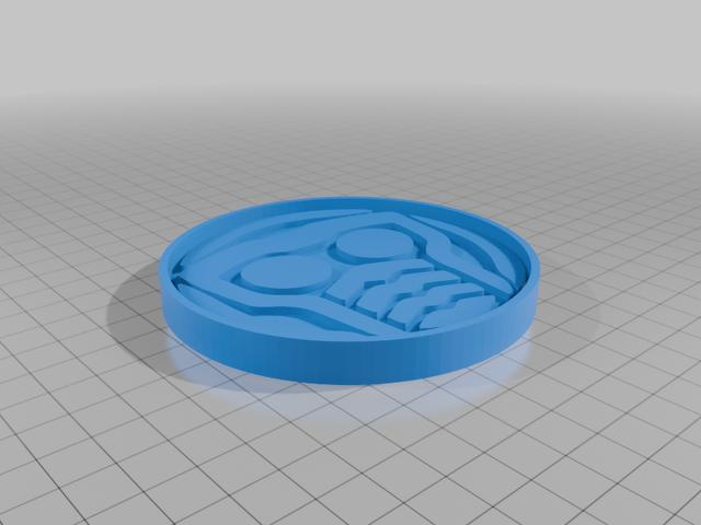 Starlord Hero Coaster 3D model thumbnail