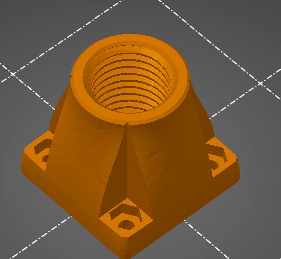 Adjustable Height Legs With M4 Screw Capability 3D model thumbnail