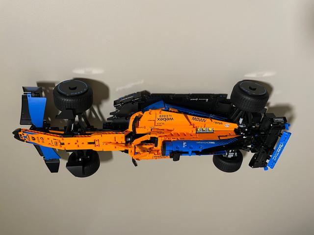 LEGO Technic 42141 McLaren Formula 1 F1 Race Car Wall Mount 3D model thumbnail