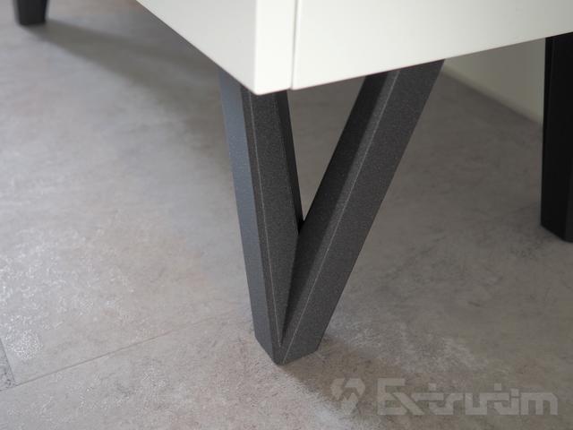 Elegant Furniture Leg | Cabinet Foot 3D model thumbnail