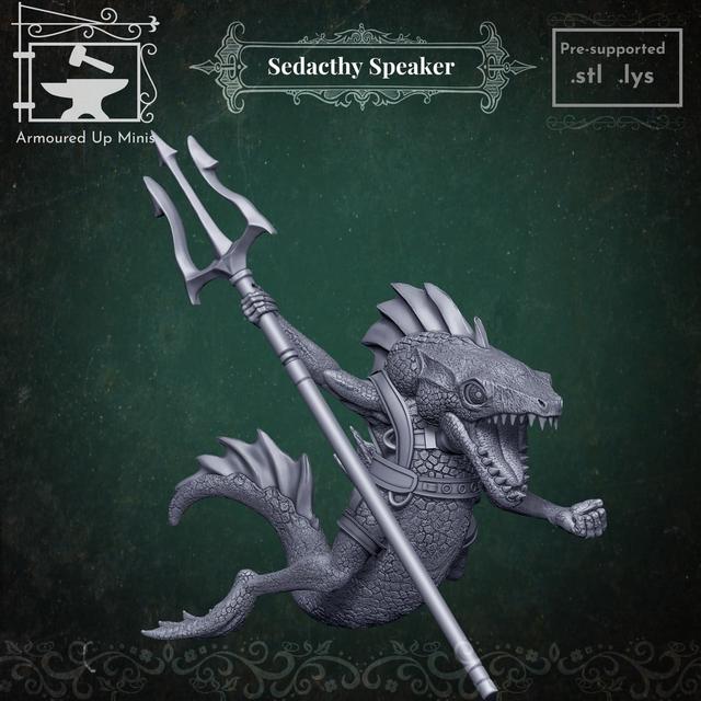 Sedacthy Speaker 3D model thumbnail