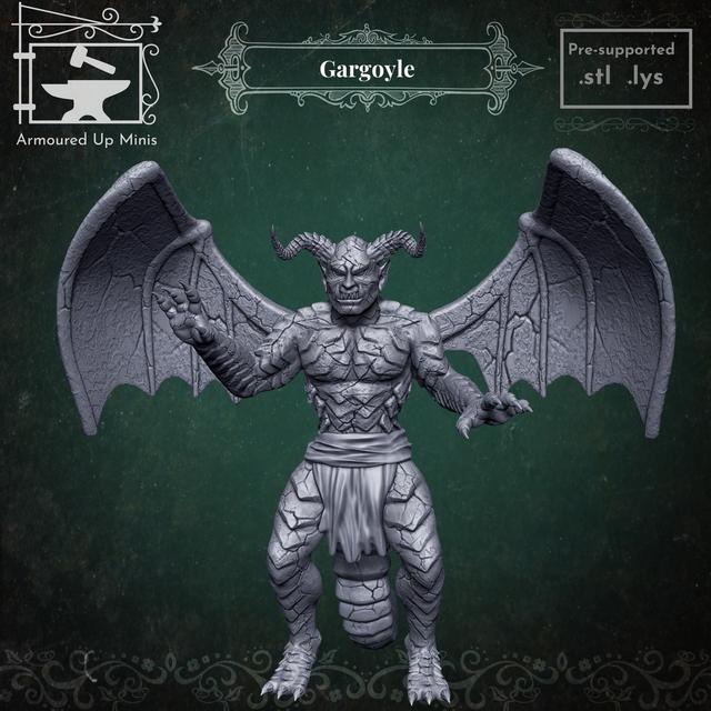 Gargoyle 3D model thumbnail