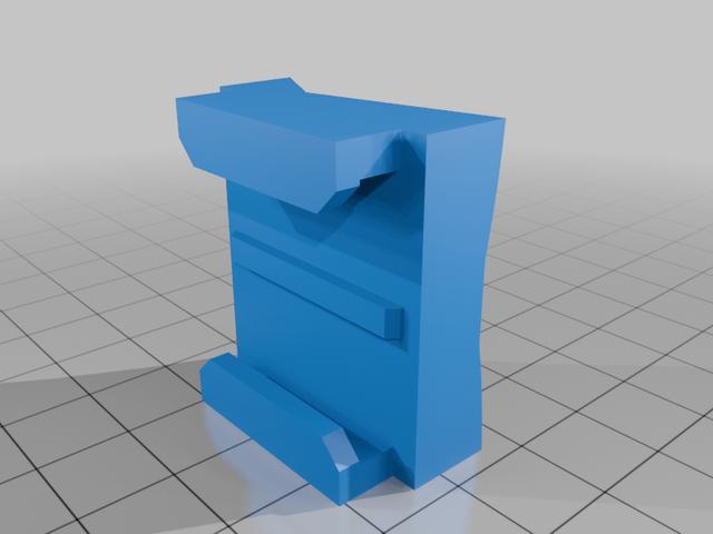 Nolan N44 Gopro chin Mount 3D model thumbnail