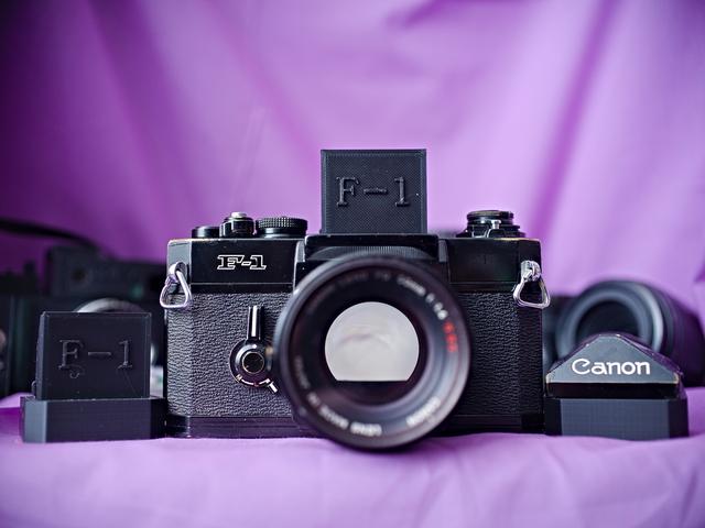 Canon F-1  (Original Waist Level Finder)  3D model thumbnail