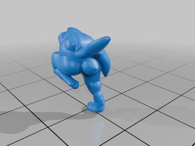 Rabbit Feet 3D model thumbnail