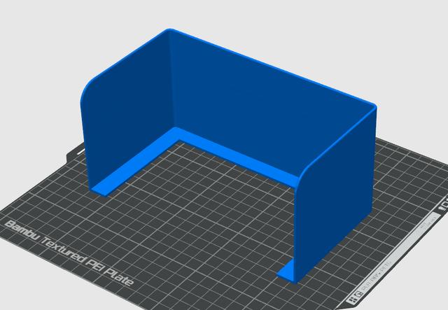 Lowrance Eagle 5 Sun Shade - Parasol - Visera 3D model thumbnail