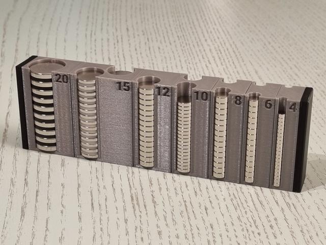 Modular Magnet Organizer 3D model thumbnail