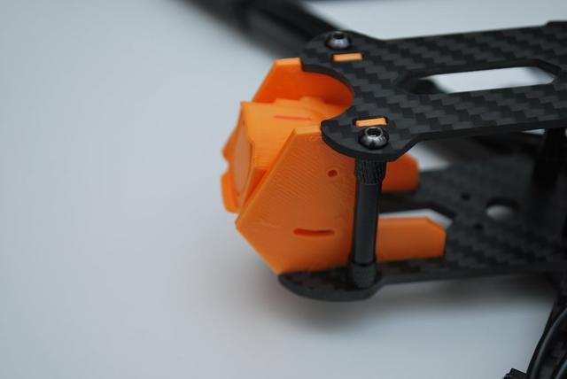 MARK4 V2 10inch (Aliexpress clone) DJI O4 Pro mount 3D model thumbnail