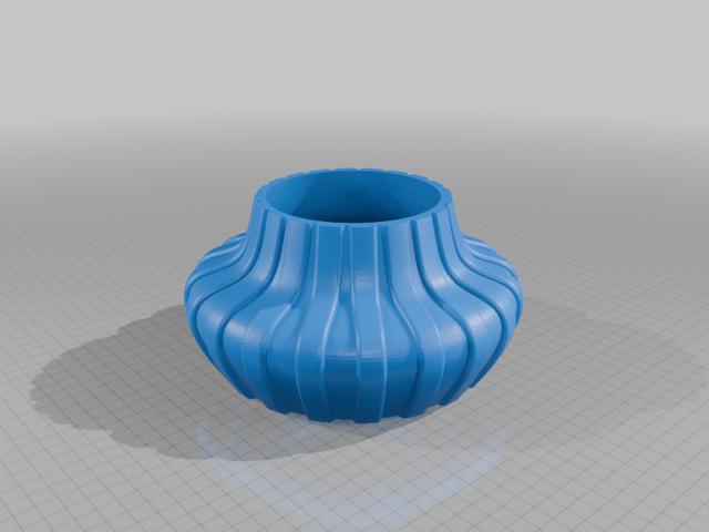 fat bottom vase 3D model thumbnail