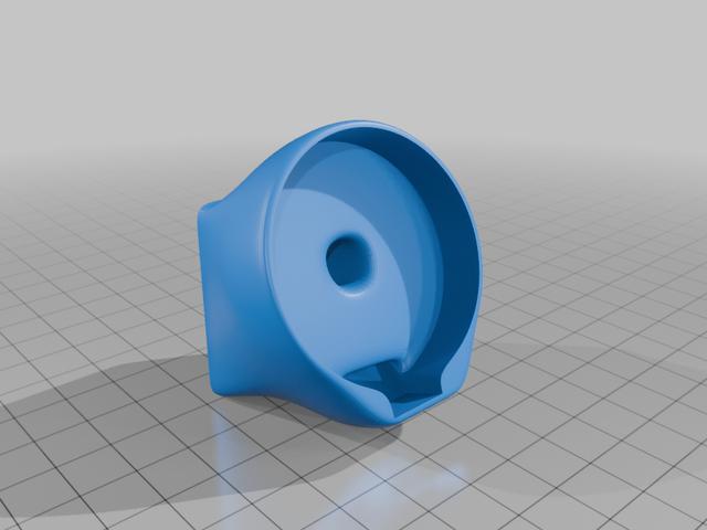 Simple Round Screen for Klipper Based Enders 3D model thumbnail