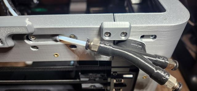 ARC left back top with magnet holes for ptfe splitter 3D model thumbnail