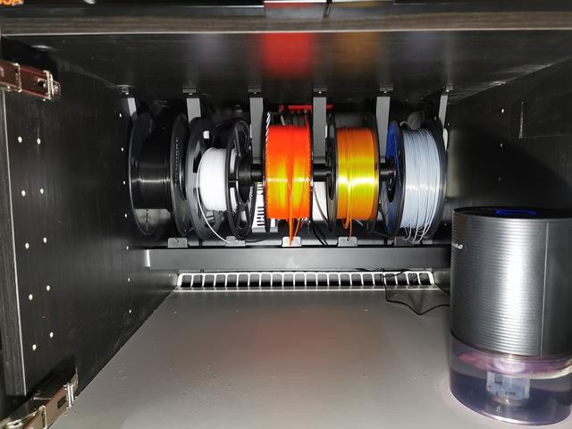MMU Under Shelf Auto Rewind Spool Holders Contract (total width 50cm) 3D model thumbnail
