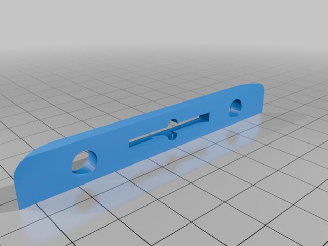 2017 GMC Acadia sunroof striker plate 3D model thumbnail