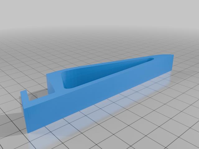 Portable LCD stand 3D model thumbnail