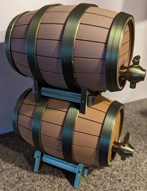 Stacker Stand for Simple Twist Open Barrel 3D model thumbnail