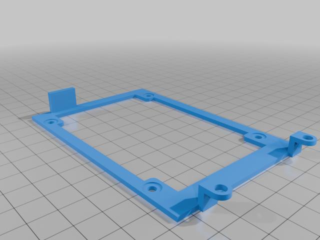 HP Prodesk 600 G5 Mini Dual SSD & HDD 15mm mount 3D model thumbnail
