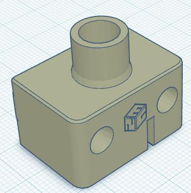 Auto-Z switch using Ender endstop PCB 3D model thumbnail