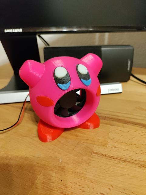 Seperate multicolor Kirby Cooler/Fume Extractor (50 mm Fan) 3D model thumbnail