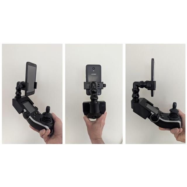 Slide On Phone Mount for Quantum Q-Logic 3 3D model thumbnail