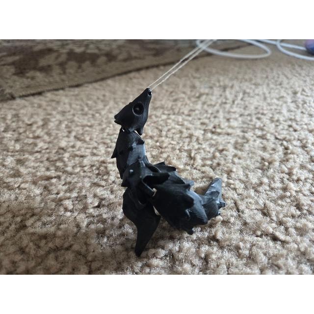 flexi leggy worm on a string remix from kokobunny 3D model thumbnail